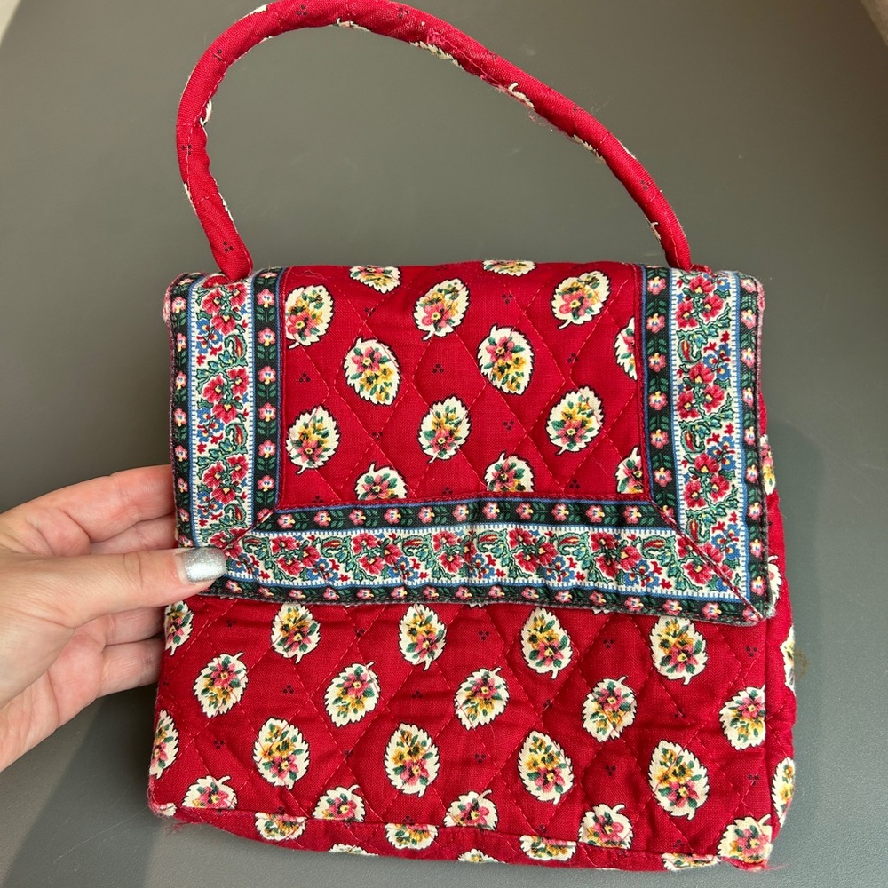 Vera Bradley Red Floral Mini Bag